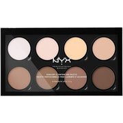 NYX Professional Makeup Highlight & Contour Pro Palette Powder Contour Kit Eight Blendable Matte and Pearly Shades - Maison des fragrances