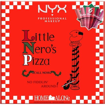 Nyx Professional Makeup Home Alone Butter Gloss Pizza Vault Pink and Red - Maison des fragrances