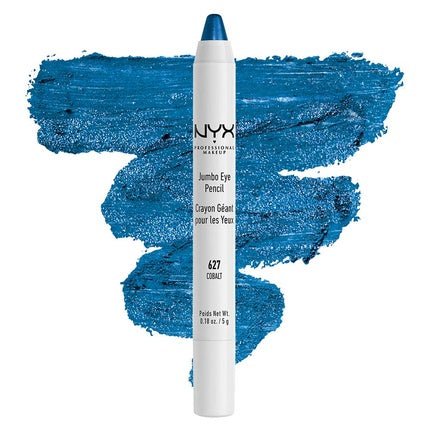 NYX Professional Makeup Jumbo Eye Pencil Cobalt Dark Blue with Silver Glitter - Maison des fragrances