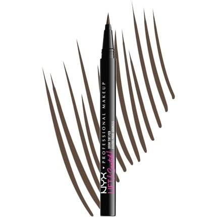 NYX Professional Makeup Lift And Snatch Brow Tint Pen Smudge - proof Transfer - proof Ash Brown 06 - Maison des fragrances
