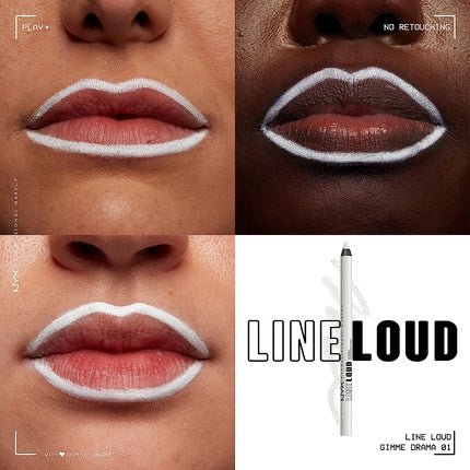 NYX PROFESSIONAL MAKEUP Line Loud Lip Liner with Jojoba Oil and Vitamin E 01 Gimme Drama - Maison des fragrances