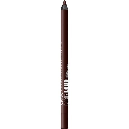 NYX Professional Makeup Line Loud Lip Pencil Waterproof Infused with Jojoba Oil Smooth Comfy Lips Soft Matte Finish Vegan Formula 35 No Wine - ing - Maison des fragrances
