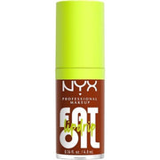 NYX Professional Makeup Lip Gloss High Shine Non - Sticky Finish 12 Hours Hydrating Fat Applicator With Squalane Raspberry and Cloudberry Oils Fat Oil Lip Drip Shade Scrollin - Maison des fragrances