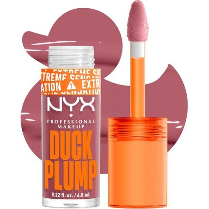 NYX Professional Makeup Lip Gloss with Pouty Effect Glossy Finish and Intense Color Extreme Volume and Fullness thanks to Ginger Oil Vegan Formula Duck Plump Lip Lacquer Lilac On Lock - Maison des fragrances