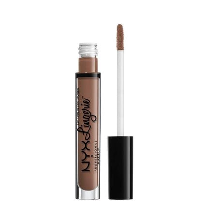 NYX PROFESSIONAL MAKEUP Lip Lingerie Matte Liquid Lipstick - Honeymoon Mauve Pink 1 Count - Maison des fragrances