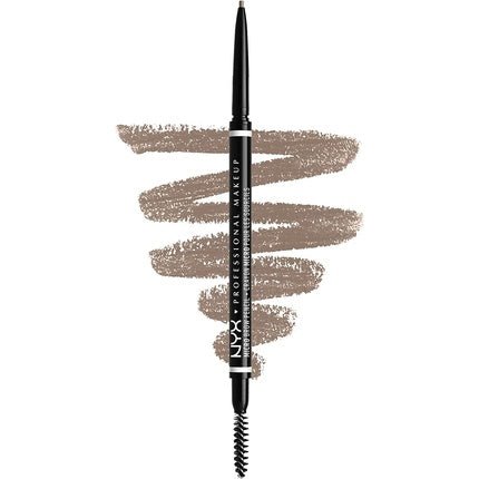 NYX Professional Makeup Micro Brow Pencil Dual Ended Design Ash Blonde - Maison des fragrances