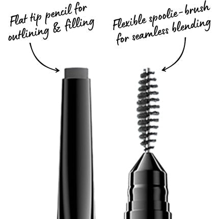 NYX Professional Makeup Precision Brow Pencil PBP07 Charcoal Black - Maison des fragrances