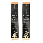 NYX Professional Makeup Sculpt and Highlight Brow Contour Blonde/Ivory SHBC01 - Maison des fragrances