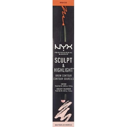 NYX PROFESSIONAL MAKEUP Sculpt and Highlight Brow Contour Eyebrow Pencil Auburn Soft Pink 1 Count - Maison des fragrances