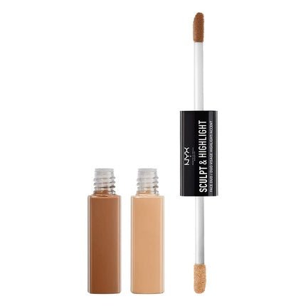 NYX Professional Makeup Sculpt & Highlight Face Duo Almond Light 0.17 Ounce - Maison des fragrances