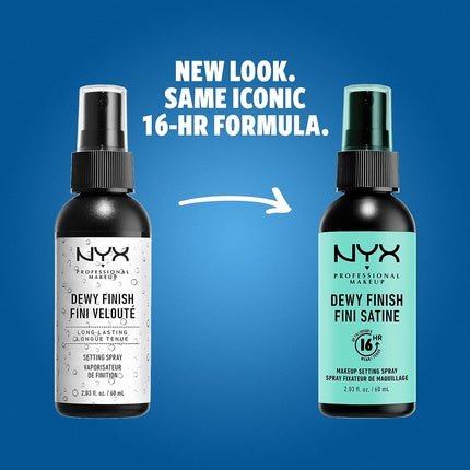 NYX Professional Makeup Setting Spray Long Lasting Fixing Lightweight Vegan Formula Dewy Finish 60ml - Maison des fragrances