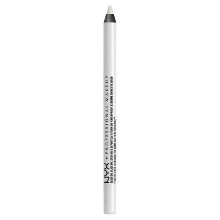 NYX PROFESSIONAL MAKEUP Slide On Pencil Waterproof Eyeliner Pencil Pure White 1 Count - Maison des fragrances