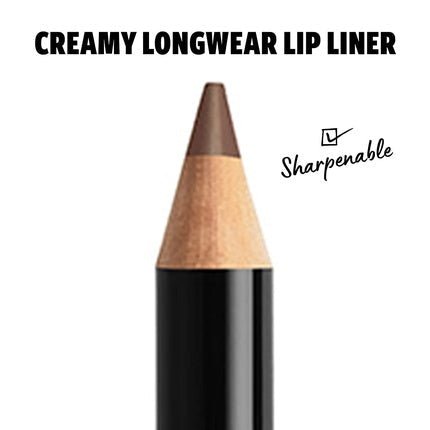 NYX Professional Makeup Slim Lip Pencil Long - Lasting Creamy Lip Liner Espresso 820 - Maison des fragrances