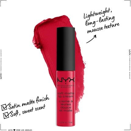 Nyx Professional Makeup Soft Matte Lip Cream Amsterdam 01 Lipstick - Maison des fragrances