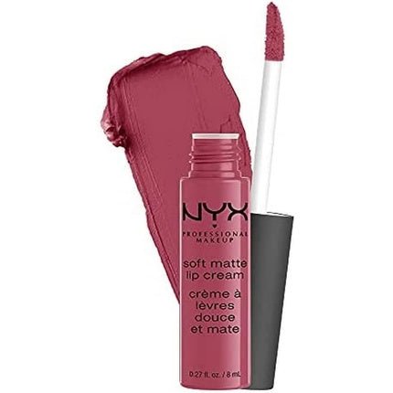 NYX Professional Makeup Soft Matte Lip Cream Lightweight Liquid Lipstick Sao Paulo Bubblegum Pink - Maison des fragrances