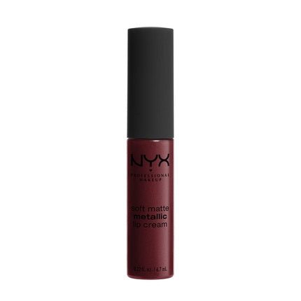 NYX Professional Makeup Soft Matte Metallic Lip Cream Budapest Liquid Lipstick 0.22 Fl Oz - Maison des fragrances
