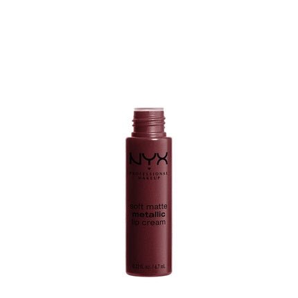 NYX Professional Makeup Soft Matte Metallic Lip Cream Budapest Liquid Lipstick 0.22 Fl Oz - Maison des fragrances