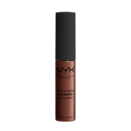 NYX PROFESSIONAL MAKEUP Soft Matte Metallic Lip Cream Liquid Lipstick Dubai 1 Count - Maison des fragrances
