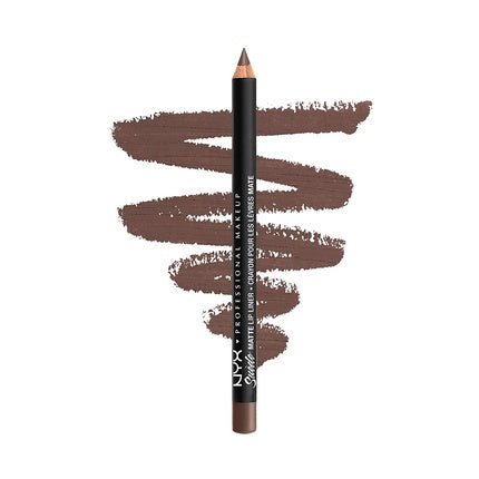 NYX Professional Makeup Suede Matte Lip Liner Vegan Formula Brooklyn Thorn Deep Brown - Maison des fragrances