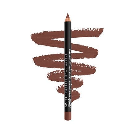 NYX Professional Makeup Suede Matte Lip Liner Vegan Formula Leon Honey Brown - Maison des fragrances