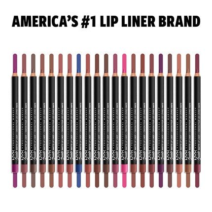 NYX Professional Makeup Suede Matte Lip Liner Vegan Formula Leon Honey Brown - Maison des fragrances