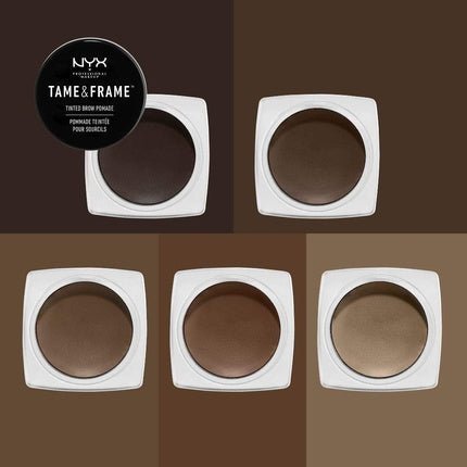 NYX Professional Makeup Tame & Frame Tinted Eyebrow Pomade - Black 0.021kg - Maison des fragrances