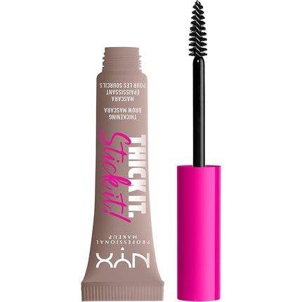 NYX Professional Makeup Thick It Stick It Thickening Brow Mascara Eyebrow Gel Cool Blonde 02 - Maison des fragrances