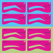 NYX Professional Makeup Thin Eyebrow Stencil Set - Maison des fragrances