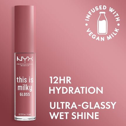NYX PROFESSIONAL MAKEUP This Is Milky Gloss Vegan Lip Gloss Cherry Skimmed - Maison des fragrances