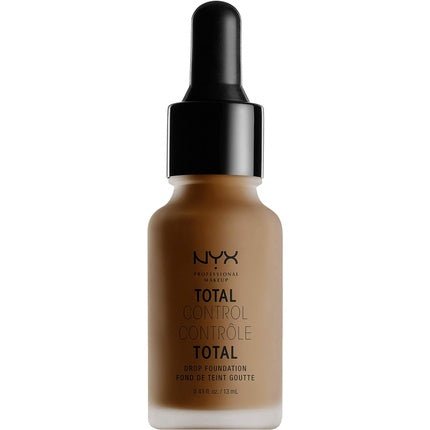 NYX Professional Makeup Total Control Drop Foundation Precise Dosage Buildable Coverage Long Lasting Vegan Formula Matte Finish Shade Deep Cool 22 Deep Cool - Maison des fragrances