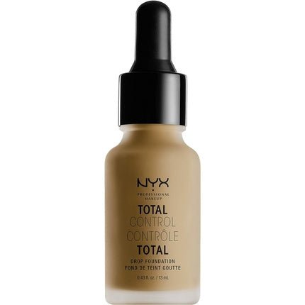 NYX Professional Makeup Total Control Drop Foundation Precise Dosage Buildable Coverage Long Lasting Vegan Formula Matte Finish Shade Mahogany 16 - Maison des fragrances