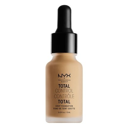 NYX Professional Makeup Total Control Drop Foundation True Beige Medium with Neutral Undertones 0.43 Fl Oz - Maison des fragrances