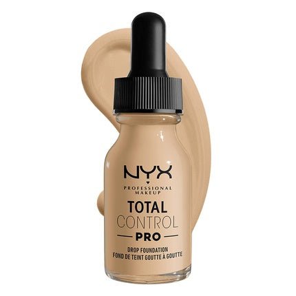 NYX PROFESSIONAL MAKEUP Total Control Pro Drop Foundation Skin - True Buildable Coverage Nude 06.5 0.43 Fl Oz - Maison des fragrances