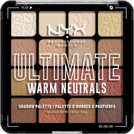 NYX Professional Makeup Ultimate 16 Eye Shadow Palette - Maison des fragrances