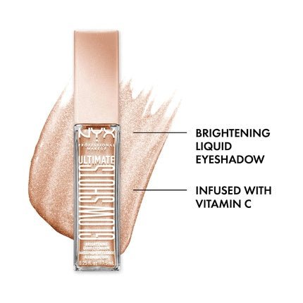 NYX Professional Makeup Ultimate Glow Shots Liquid Eyeshadow with Vitamin C Highkey Lychee - Maison des fragrances