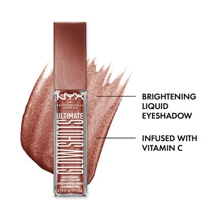 NYX Professional Makeup Ultimate Glow Shots Liquid Eyeshadow with Vitamin C Mango Moment - Maison des fragrances