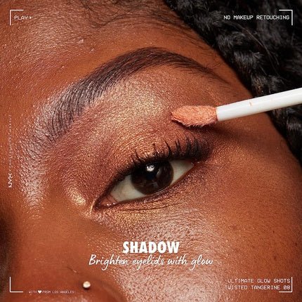 NYX Professional Makeup Ultimate Glow Shots Twisted Tangerine Liquid Eyeshadow with Vitamin C - Maison des fragrances