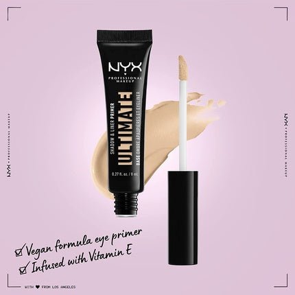 NYX Professional Makeup Ultimate Shadow & Liner Primer for Eyeshadow & Eyeliner - Medium - Maison des fragrances