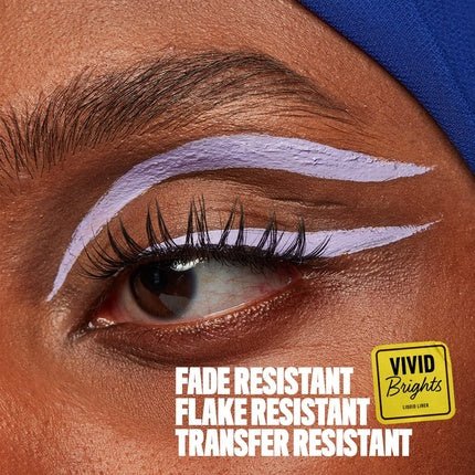 NYX PROFESSIONAL MAKEUP Vivid Brights Liquid Liner Smear - Resistant Eyeliner with Precise Tip Lilac Pink 07 - Maison des fragrances