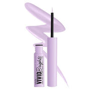 NYX PROFESSIONAL MAKEUP Vivid Brights Liquid Liner Smear - Resistant Eyeliner with Precise Tip Lilac Pink 07 - Maison des fragrances