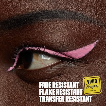 NYX PROFESSIONAL MAKEUP Vivid Brights Liquid Liner Smear - Resistant Eyeliner with Precise Tip Sneaky Pink 09 - Maison des fragrances