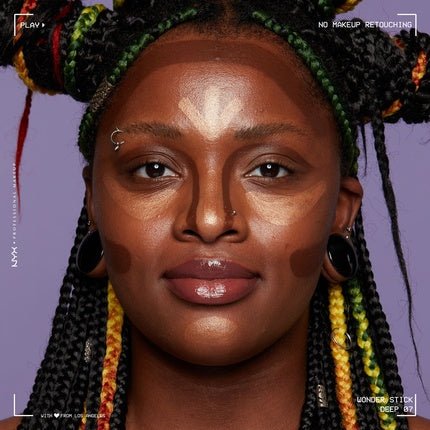 NYX Professional Makeup Wonder Stick Cream Highlight and Contour Stick Deep - Maison des fragrances