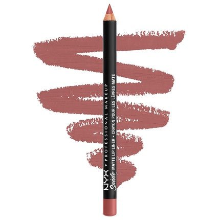 NYX Professional Suede Matte Lip Liner Brunch Me 1 Count - Maison des fragrances