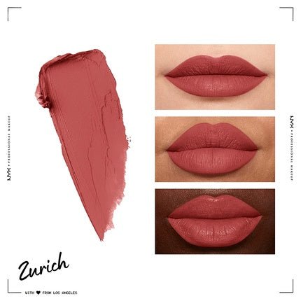 NYX Soft Matte Lip Cream Zurich - Beauty Makeup Lip Product 8 ml - Maison des fragrances