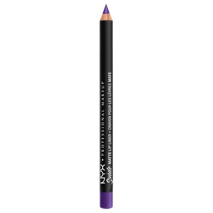 NYX Suede Matte Lip Liner Smll10 Amethyst/Glitz 1 Count - Maison des fragrances