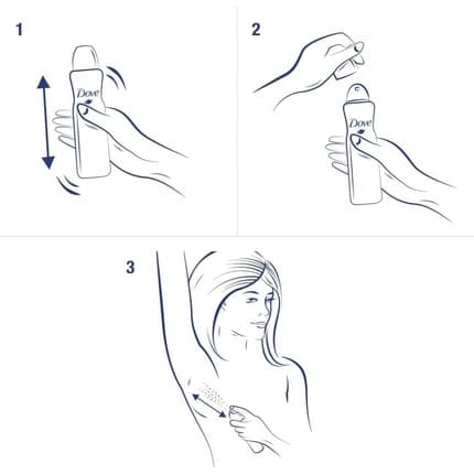 Invisible Dove Anti -person Care Deodrant Aerosol 250ml