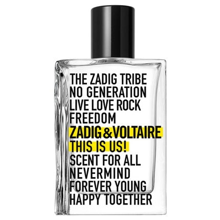 Zadig & Voltaire This Is Us Eau De Toilette 100ml Tester