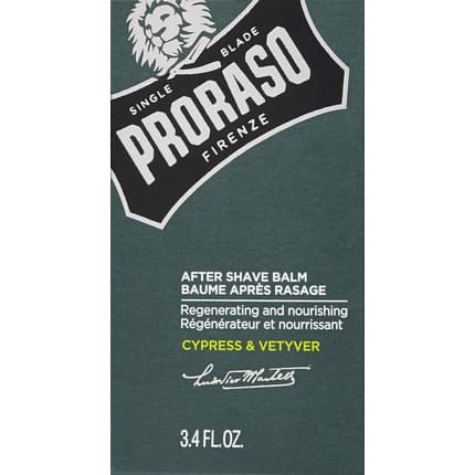 Proraso Cypress & Vetyver After Shave Balm Fragrance (Fragrance) Mixte 100ml