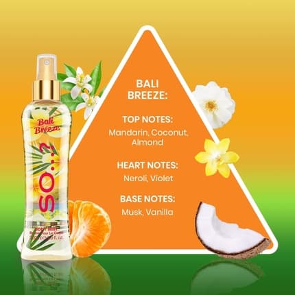 So… Summer Escapes 's Bali Breeze Body Mist 200ml pour femme