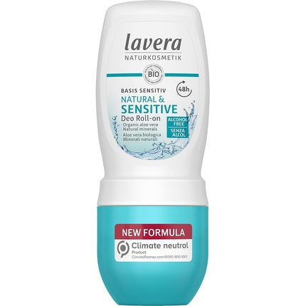 Lavera Basis Sensitive Natural & Sensitive Deodorant Roll-on with Organic Aloe Vera 48h Protection for Sensitive Skin 50ml Maison des fragrances